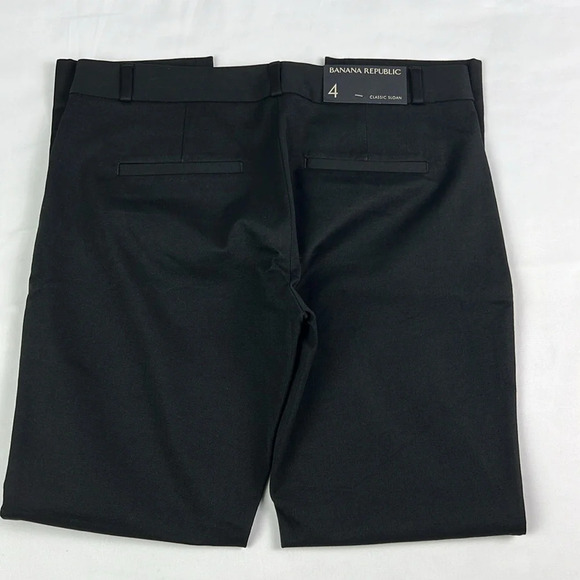 Banana Republic New Women’s 4 Classic Slim Sloan Black Ankle Pant - Picture 3 of 7